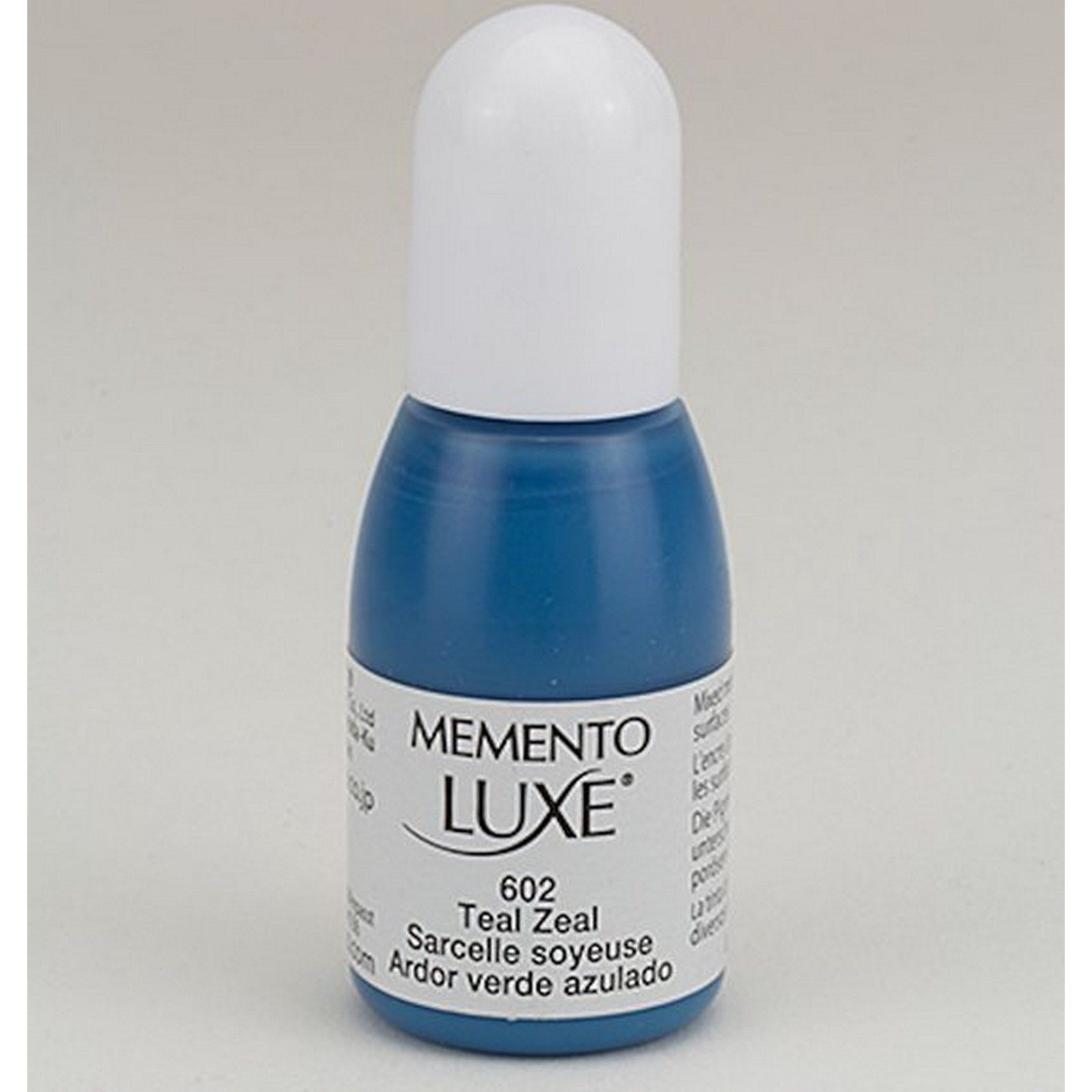 Tsukineko • Memento Luxe Reinker Navulling Inkt 15ml Teal Zeal