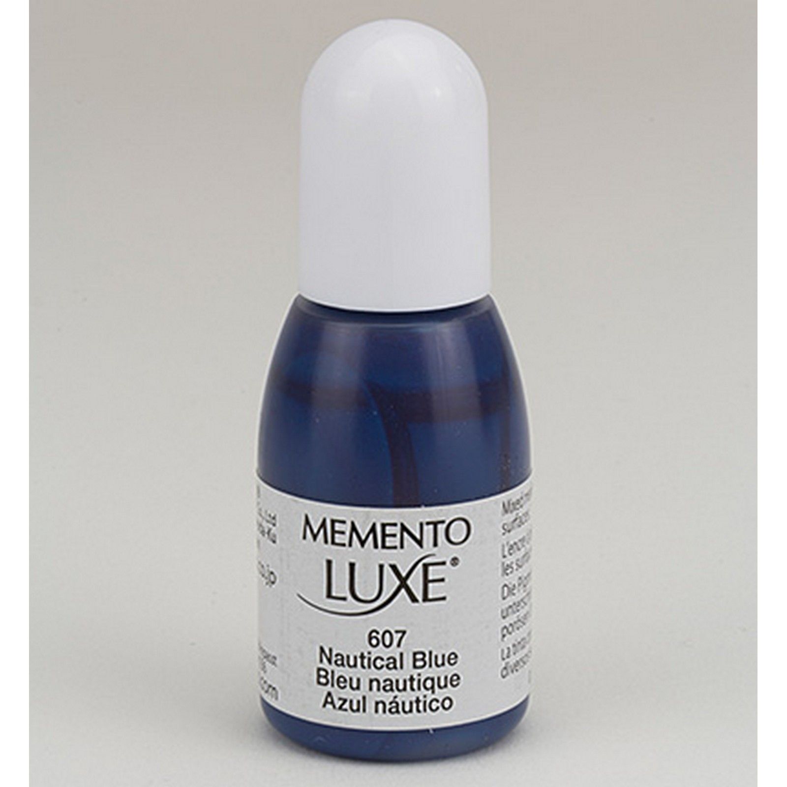 Tsukineko • Memento Luxe Reinker Navulling Inkt 15ml Nautical Blue