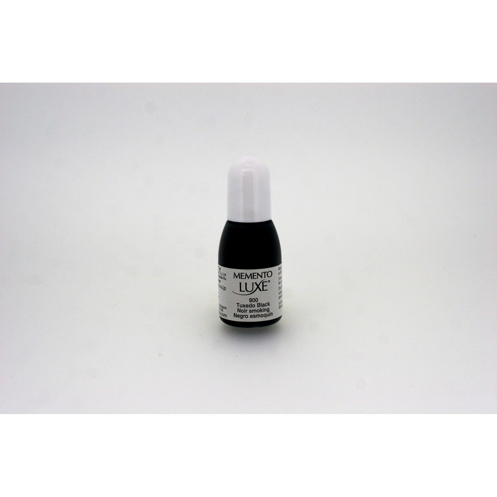 Tsukineko • Memento Luxe Reinker Navulling Inkt 15ml Tuxedo Black