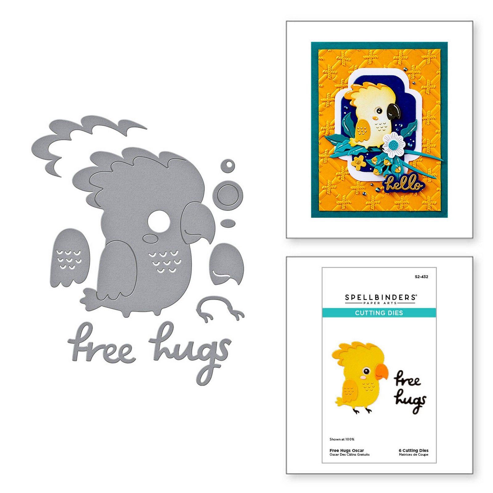 Spellbinders • Troqueles de Corte Oscar 4,35x5,49cm 6uds