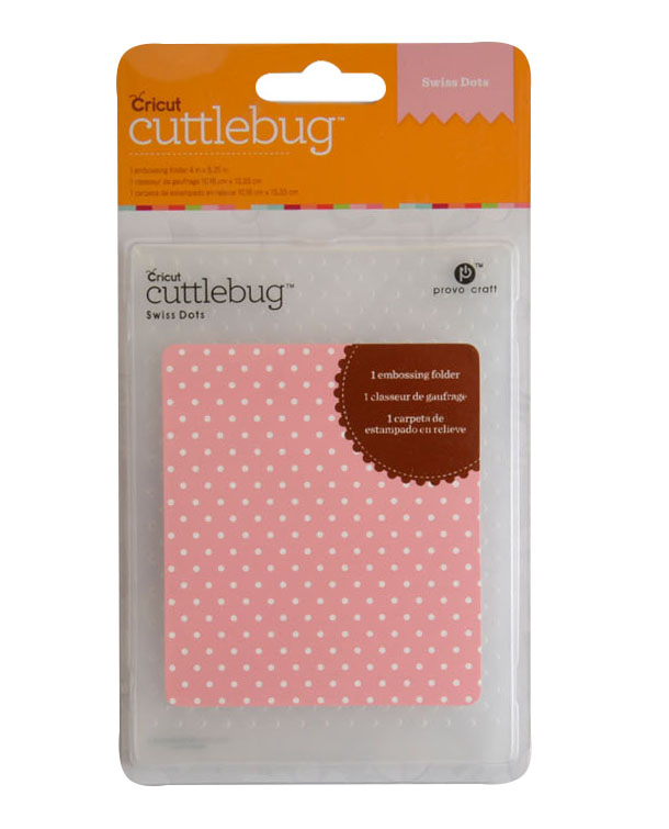 Cuttlebug • Cartella per Goffratura 10,16x13,33cm swiss dots