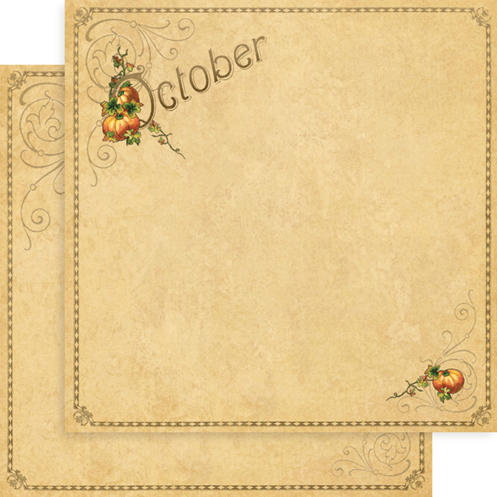 Graphic45 • 30,5x30,5cm double-sided paper 1pcs october