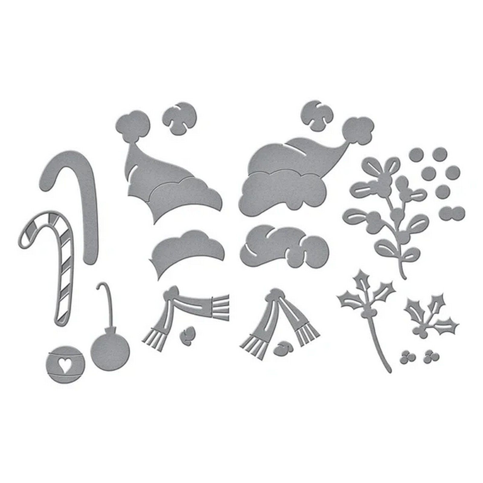 Spellbinders • Fustelle da Taglio classic mouse natalizi 1,2-4,7cm 15pz