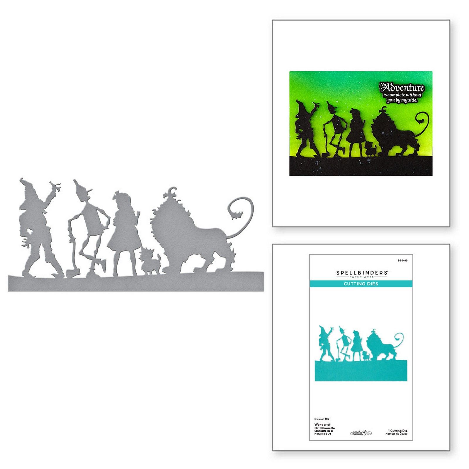 Spellbinders • Fustelle da Taglio Wonder of Oz Silhouette 15,2x6,6cm