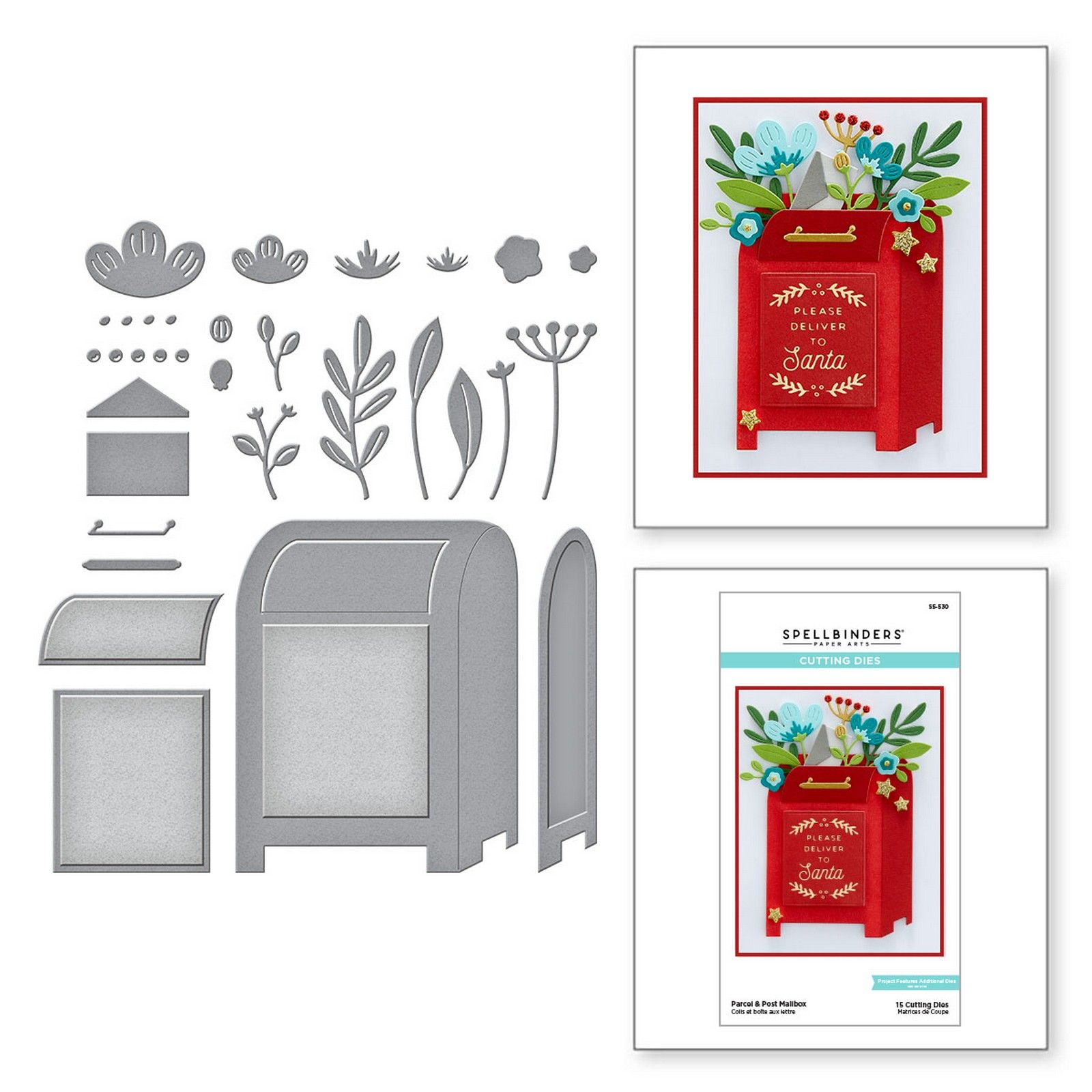 Spellbinders • Fustelle da Taglio Parcel & Post Mailbox 7,5x9,4cm 15pz