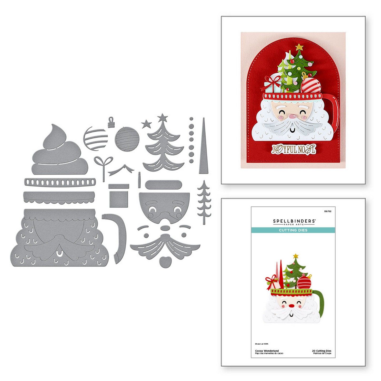 Spellbinders • Fustelle da Taglio Etched Santa Mug Wonderland 8,9x9,9cm 20pz