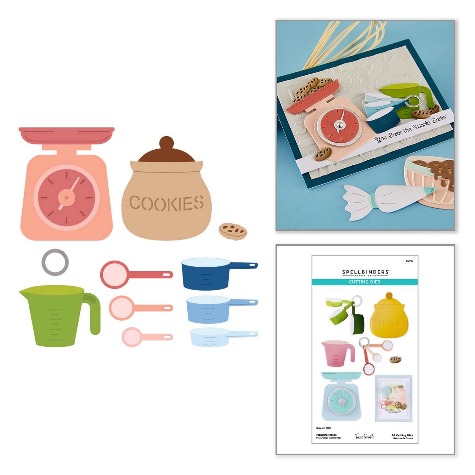 Spellbinders • Fustelle da Taglio Measure Mates Set 5,3x6,3cm 26pz