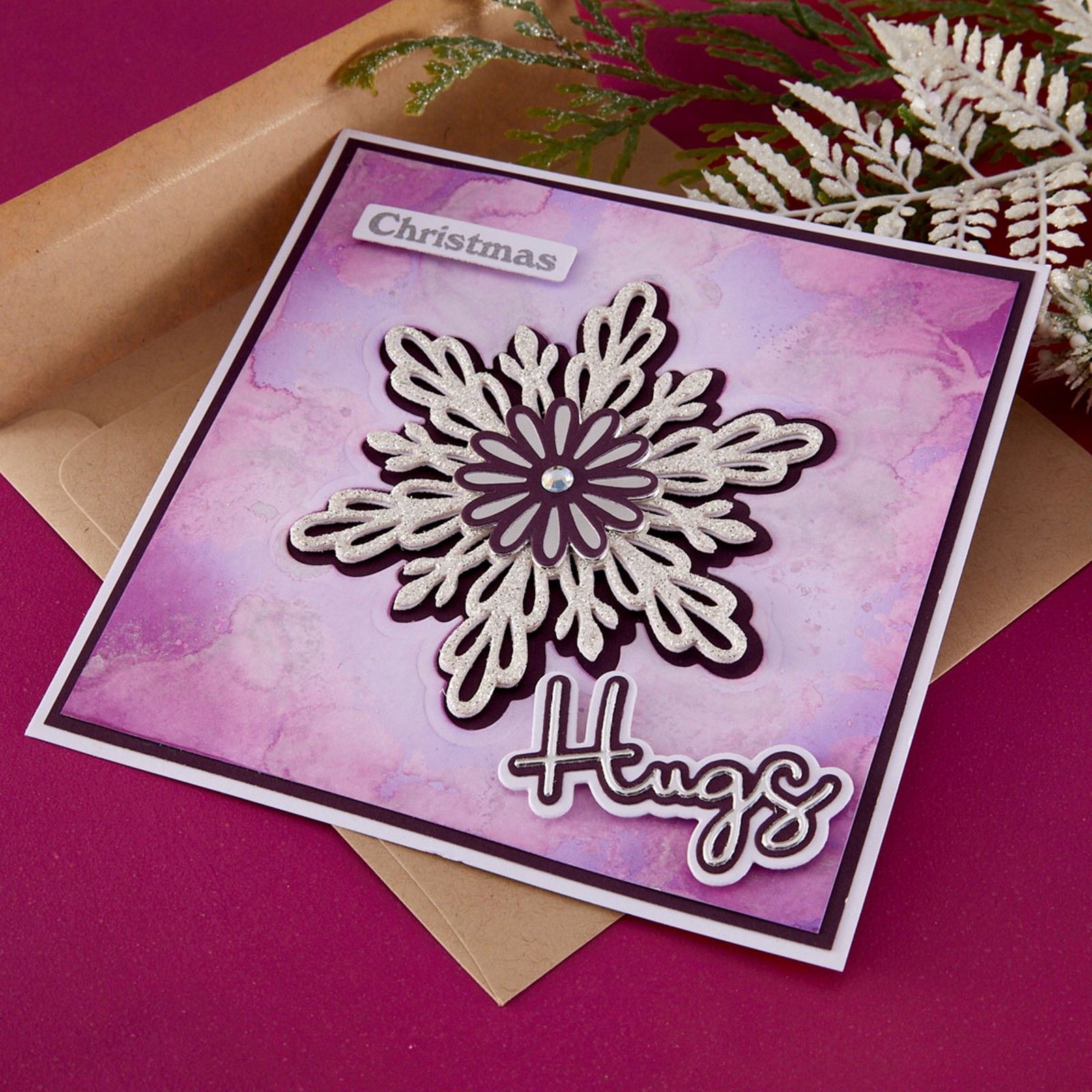 Spellbinders • Layered Snowflakes Etched Dies by Lisa Horton