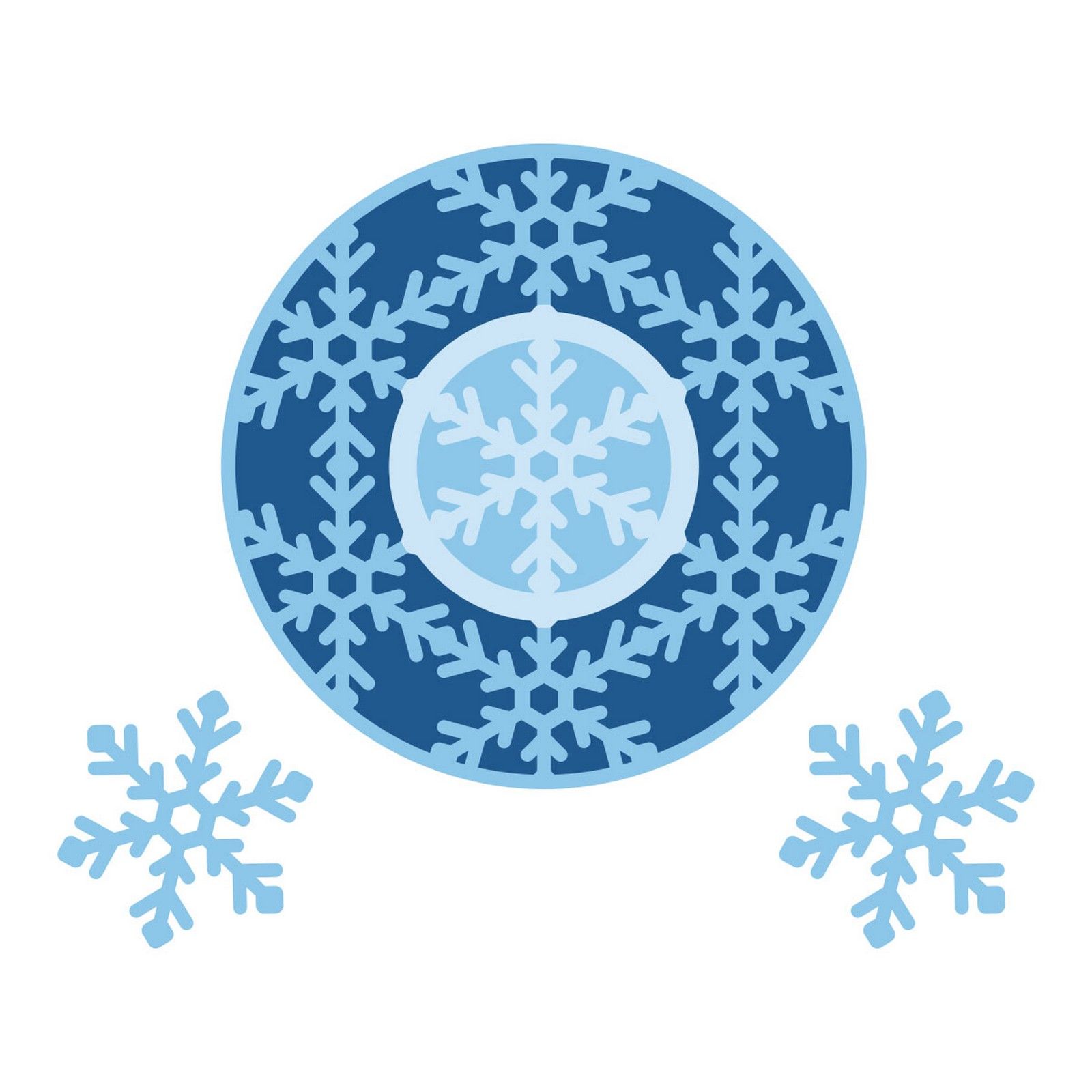 Spellbinders • Snowflake Wreath Etched Dies by Lisa Horton