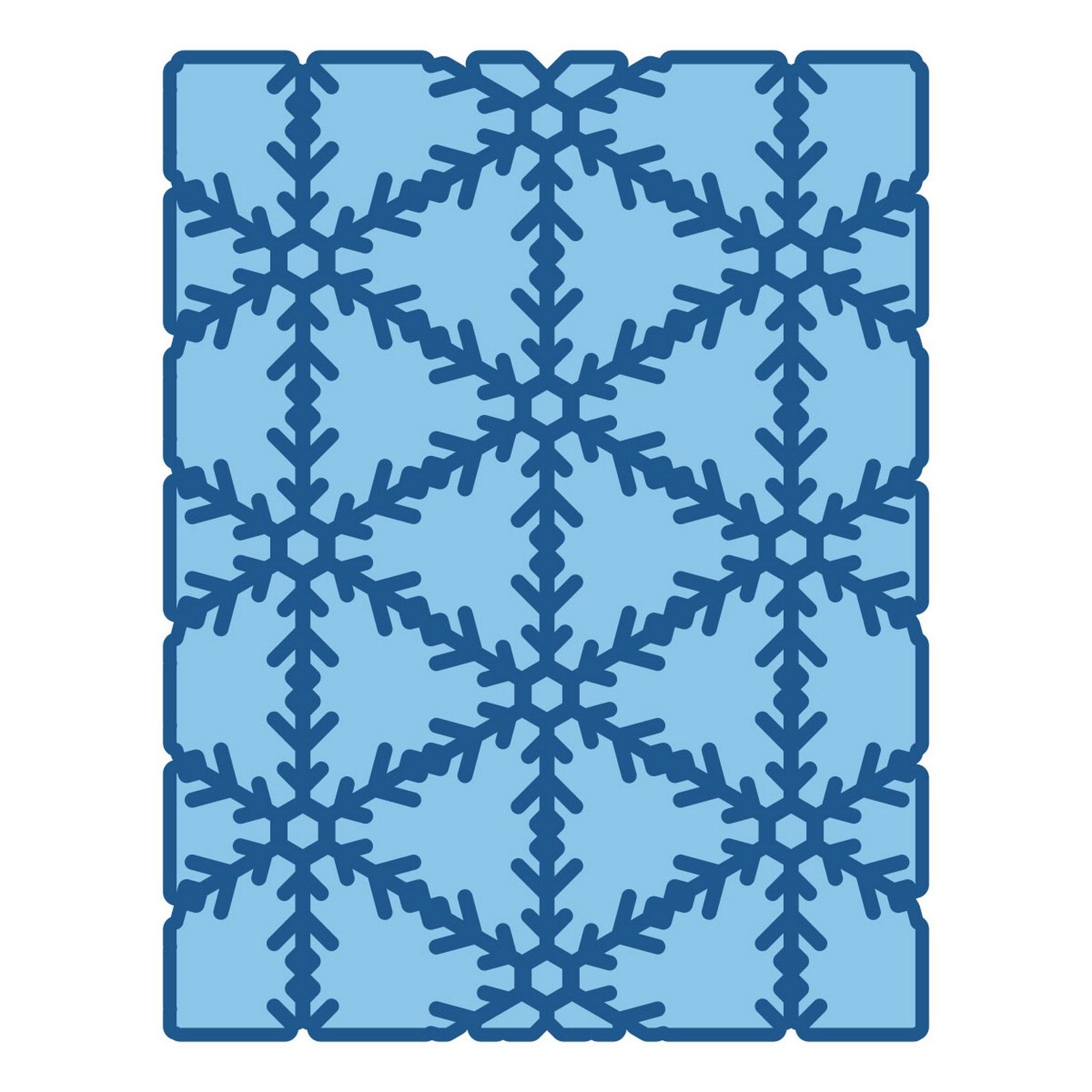 Spellbinders • Snowflake Background Etched Dies by Lisa Horton