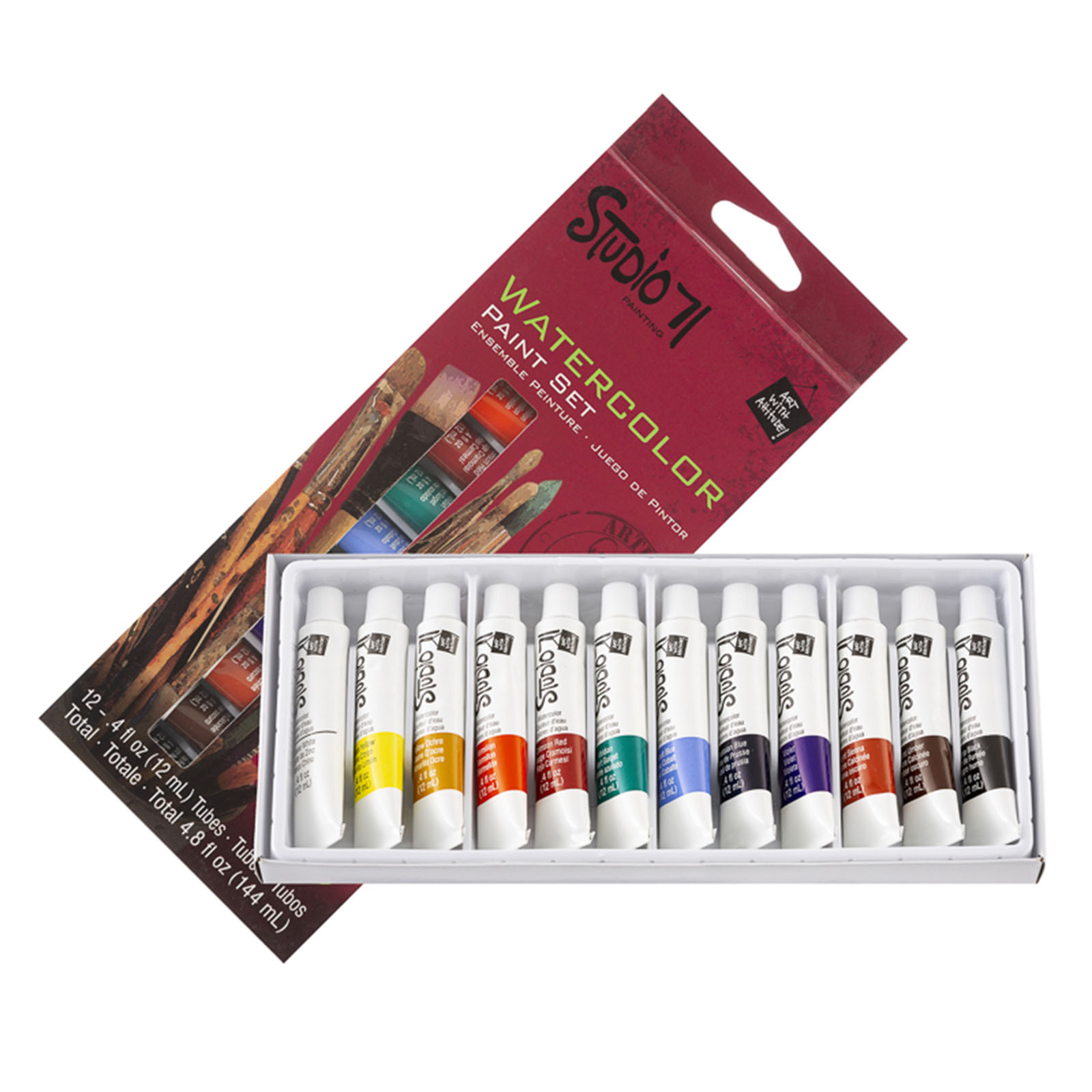 Studio 71 • Watercolour paint set 12pcs