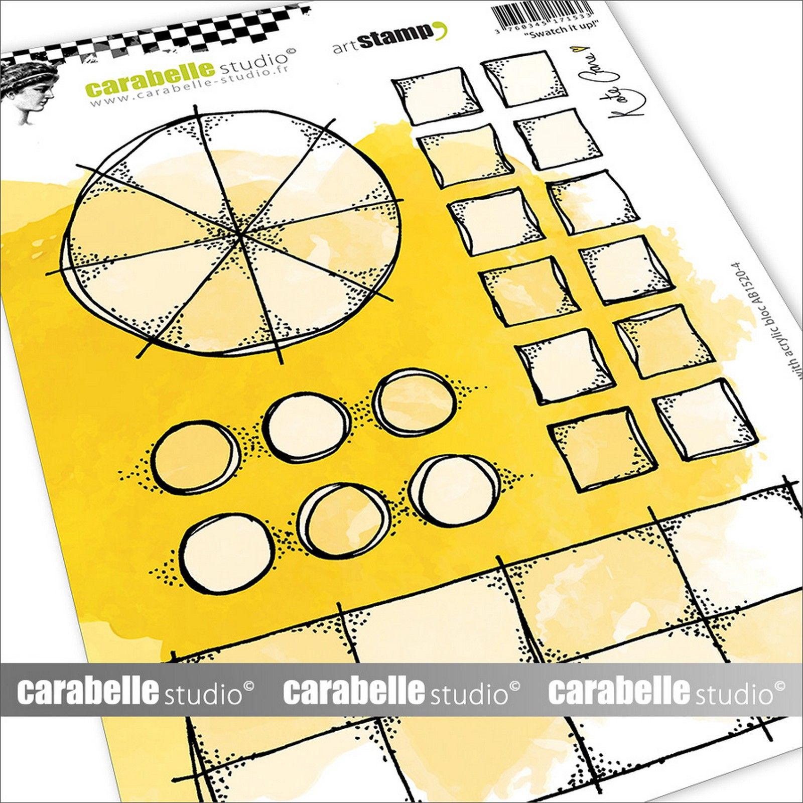 Carabelle Studio • Cling Stamp A5 Swatch It Up!