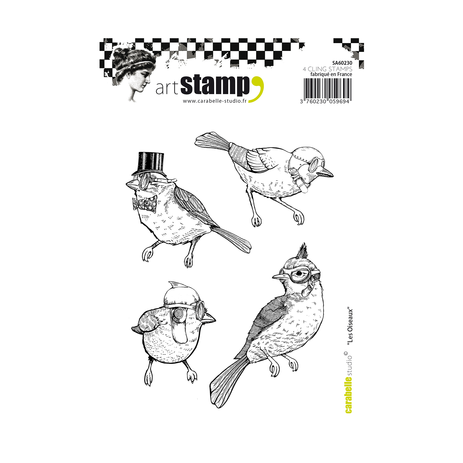 Carabelle Studio • Cling Stamp A6 Les Oiseaux