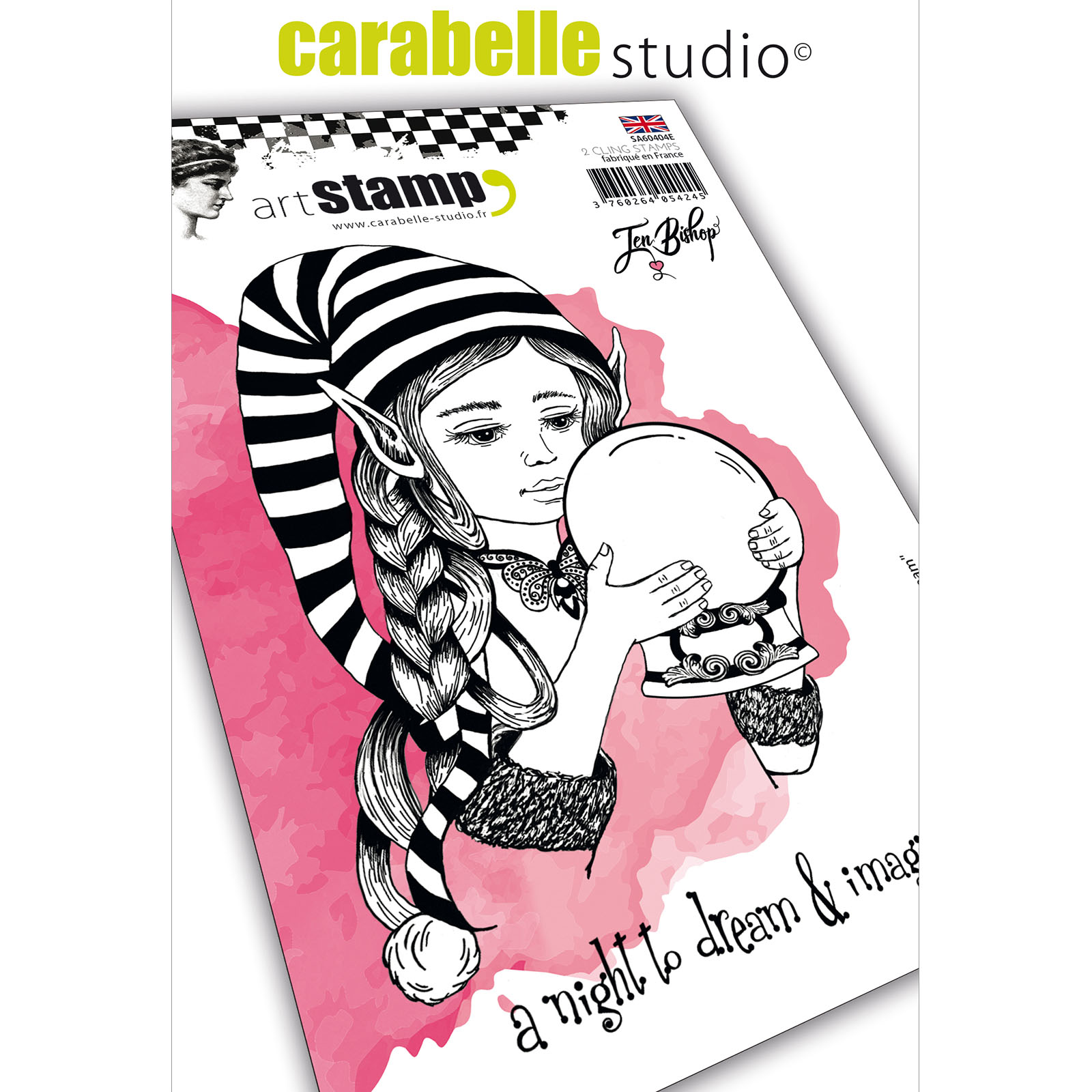 Carabelle Studio • Cling stamp A6 a night to dream by Jen Bishop