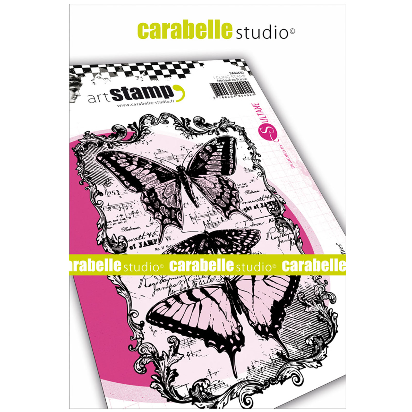 Carabelle Studio • Cling Stamp A6 Butterflies