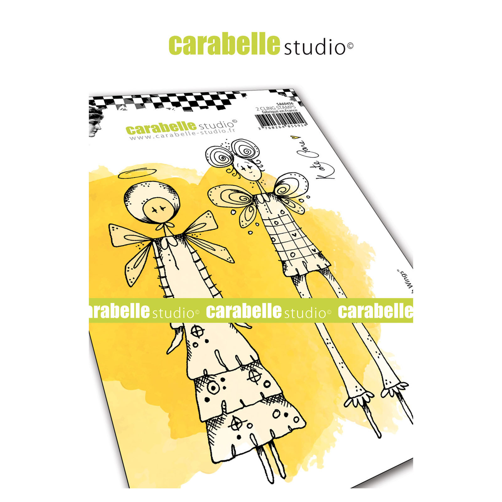 Carabelle Studio • Cling Stamp A6 Things With Wings