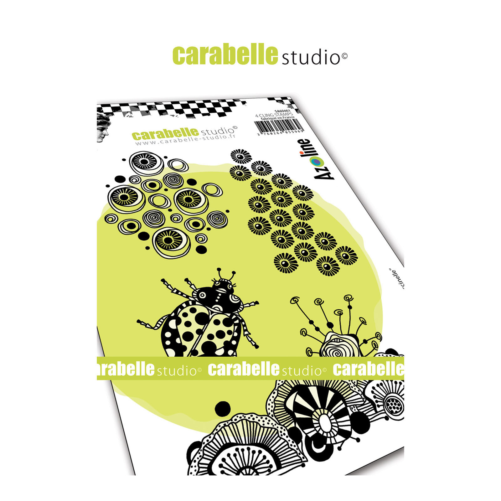 Carabelle Studio • Cling Stamp A6 Ma Jolie Coccinelle