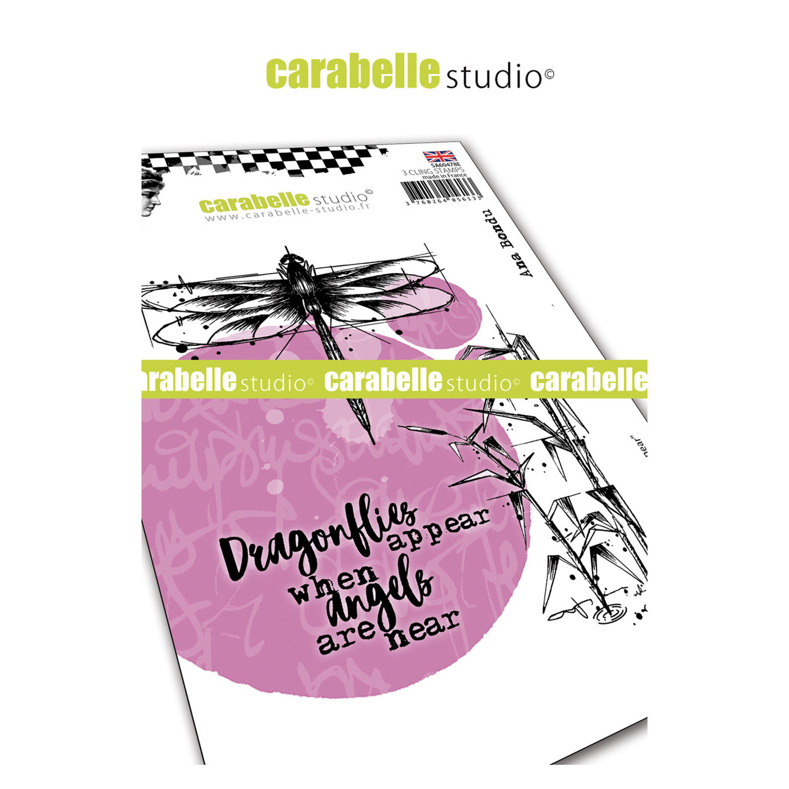 Carabelle Studio • Cling stamp A6 angels are near