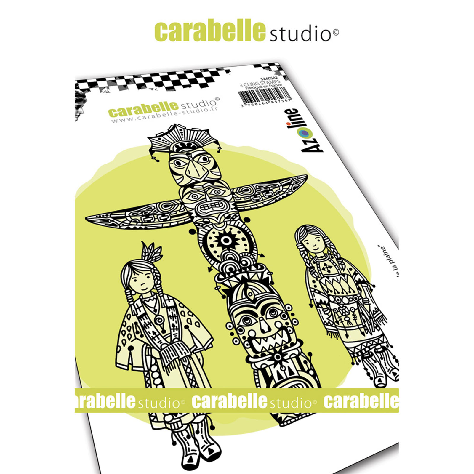 Carabelle Studio • Cling stamp Plain zinuks