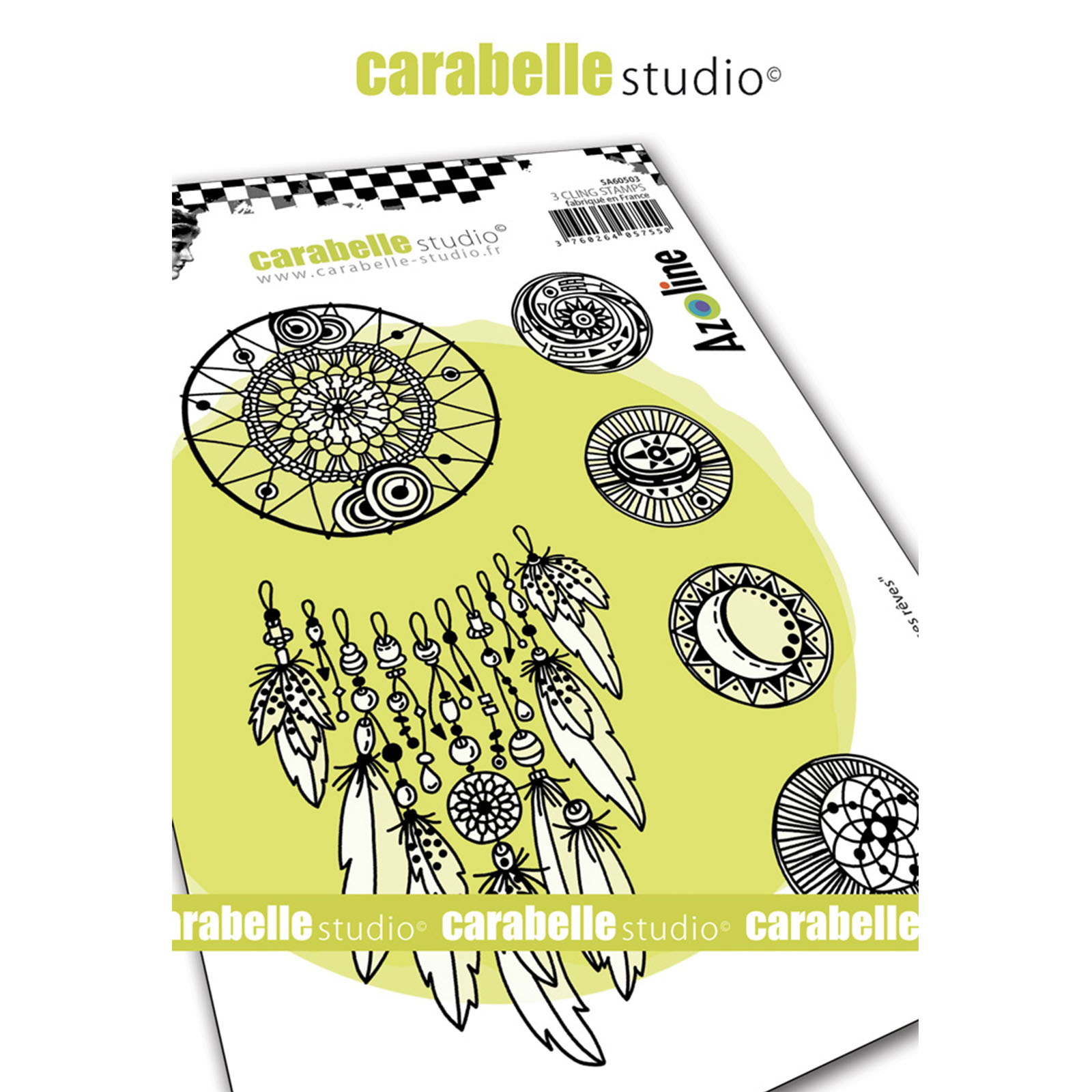 Carabelle Studio • Cling stamp A6 catching your dreams