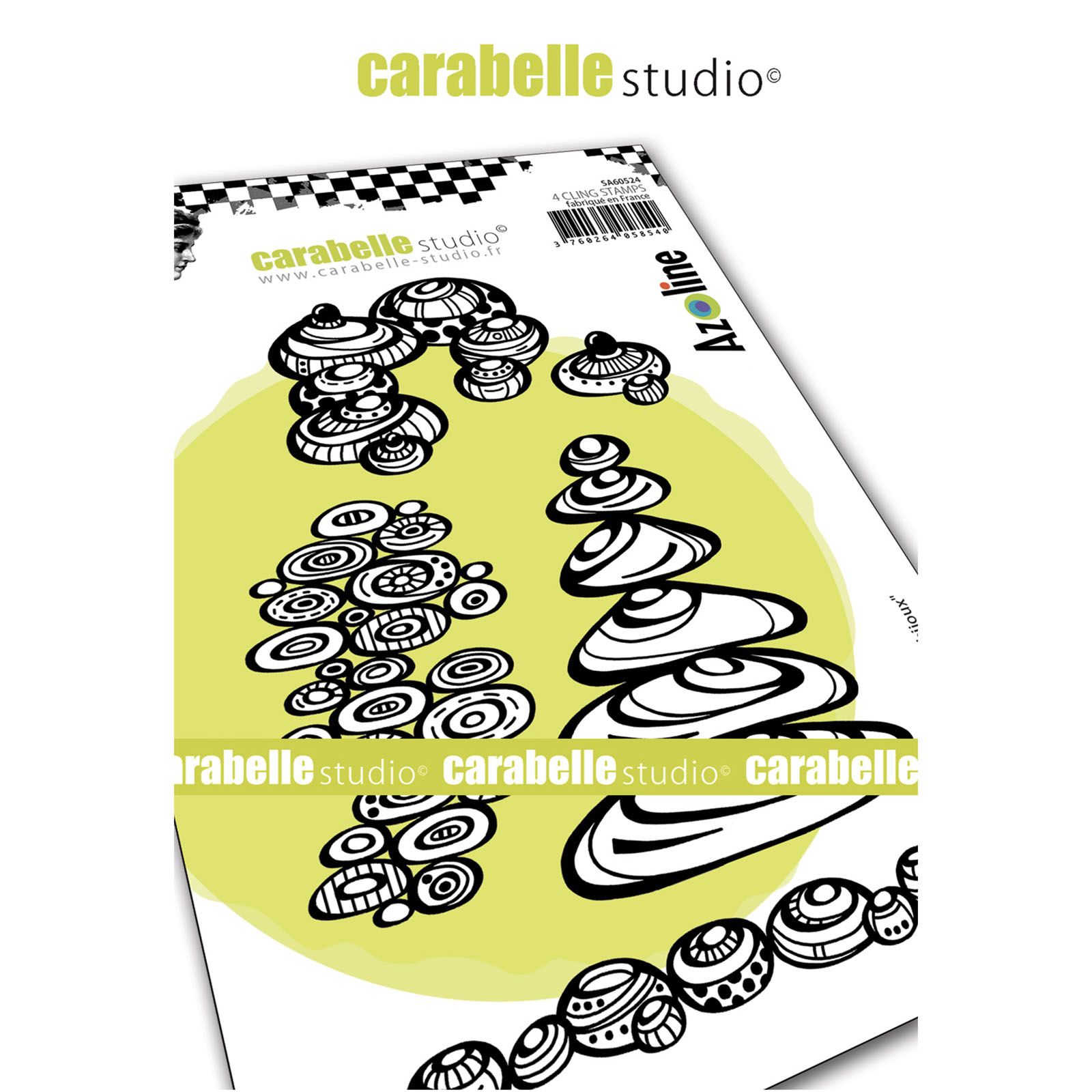 Carabelle Studio • Timbre cling Cailloux bijoux