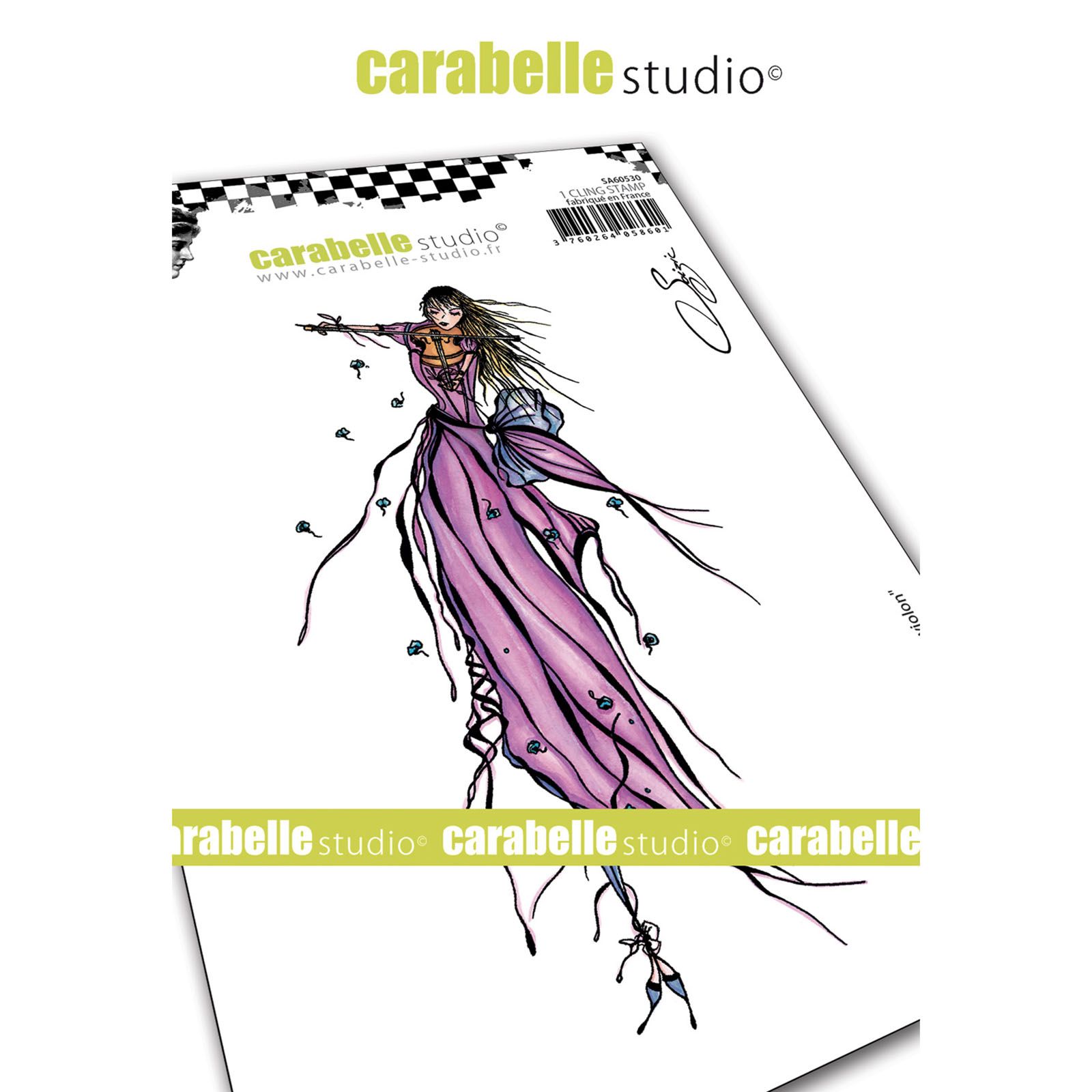 Carabelle Studio • Cling stamp De fee en viool