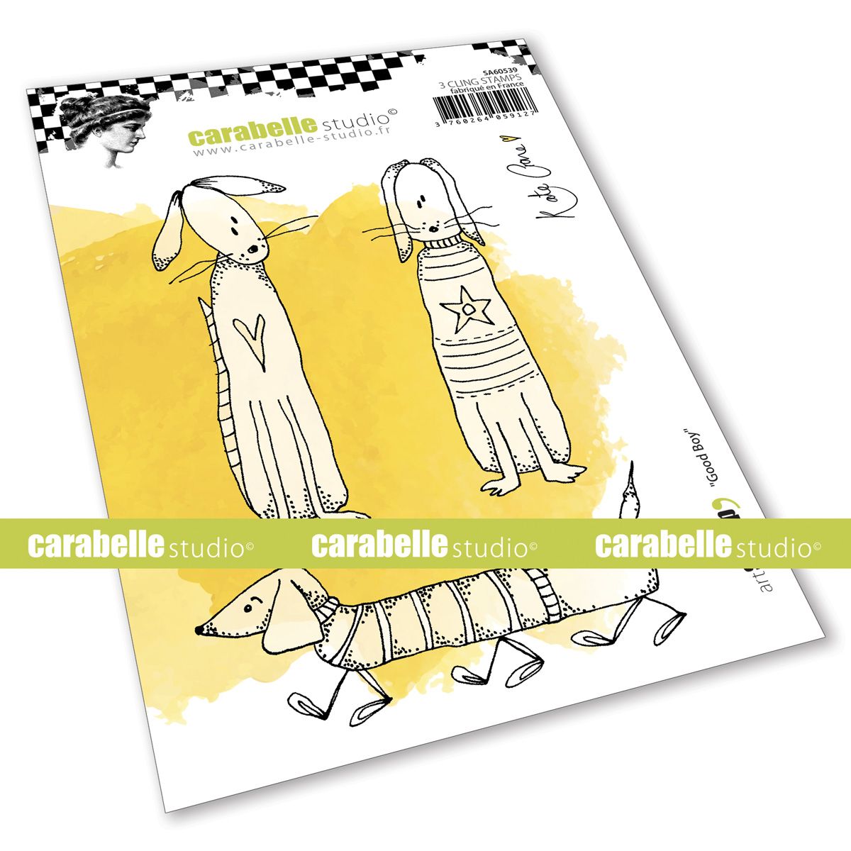Carabelle Studio • Cling stamp A6 Good Boy