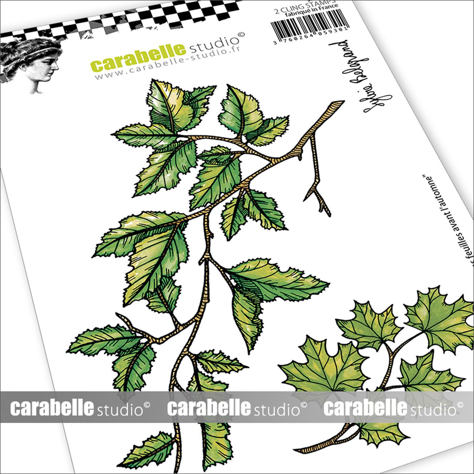 Carabelle Studio • Cling stamp A6 Last leaves before fall