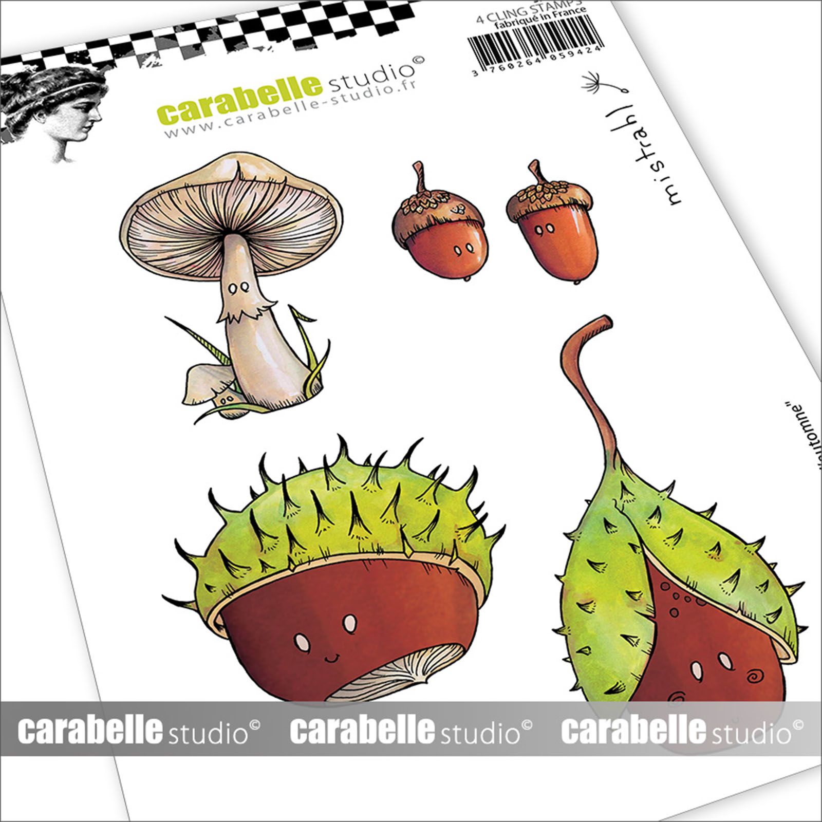 Carabelle Studio • Tampon cling A6 Fruit d'automne