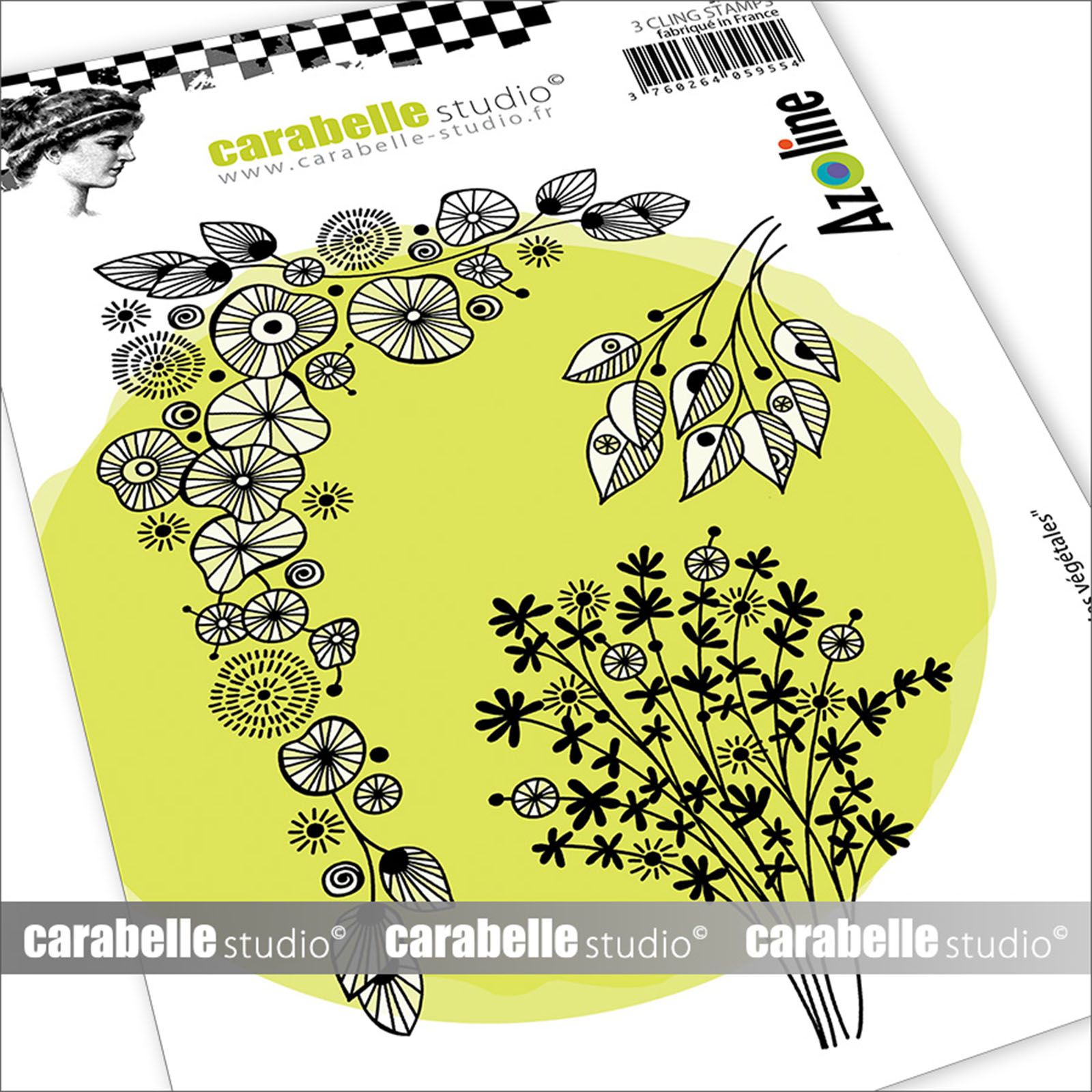 Carabelle Studio • Gummistempel A6 Vegetable fantasies