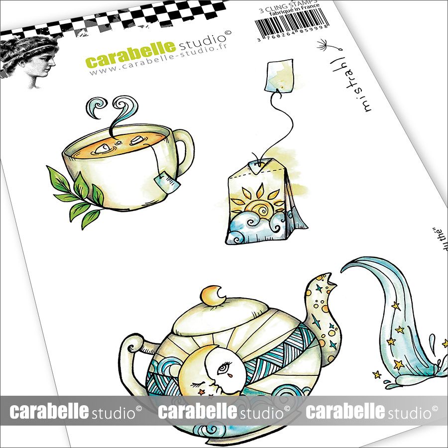 Carabelle Studio • Cling Stamp A6 Tea Time By Mistrahl