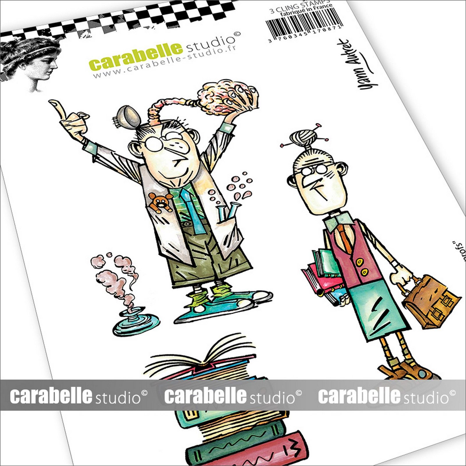 Carabelle Studio • Cling Timbri Vive les profs by Yann Autret