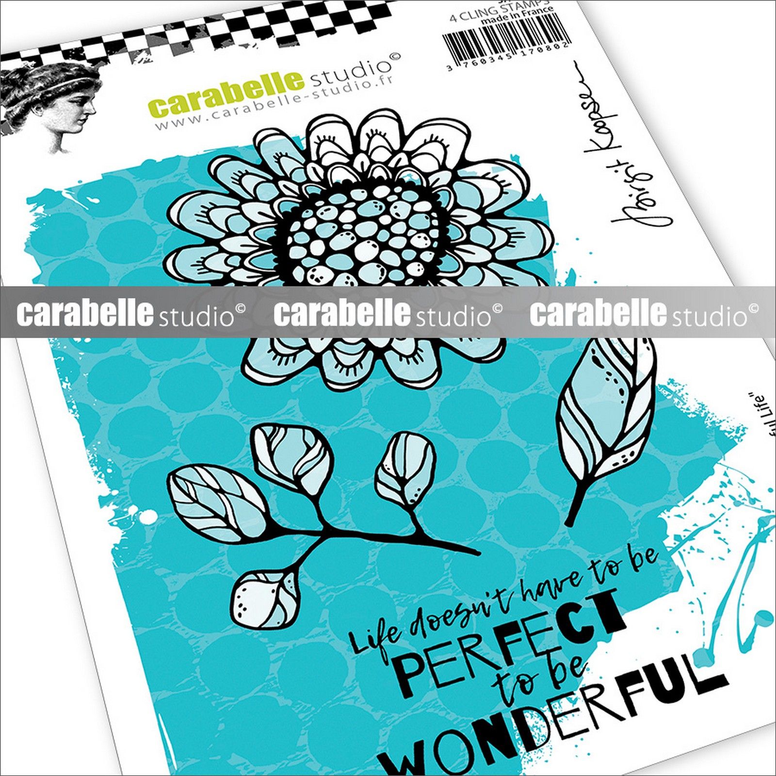 Carabelle Studio • Cling Timbri Wonderful Life by Birgit Koopsen