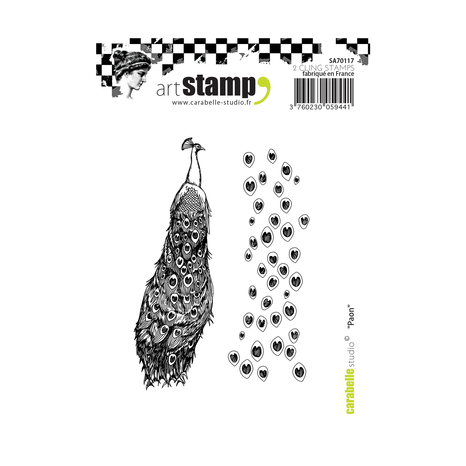 Carabelle Studio • Stamp A7 Paon