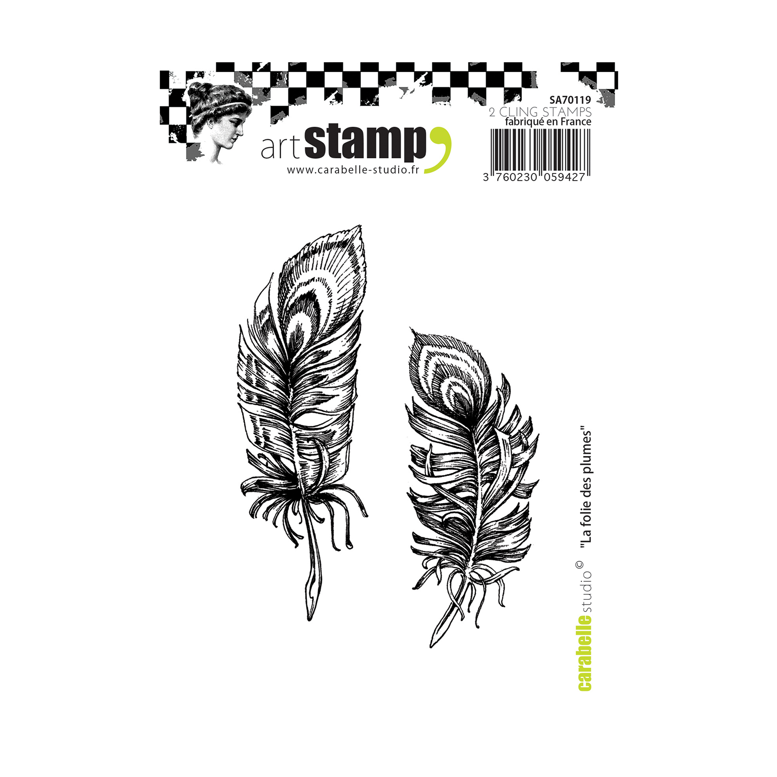 Carabelle Studio • Stamp A7 La Folie Des Plumes