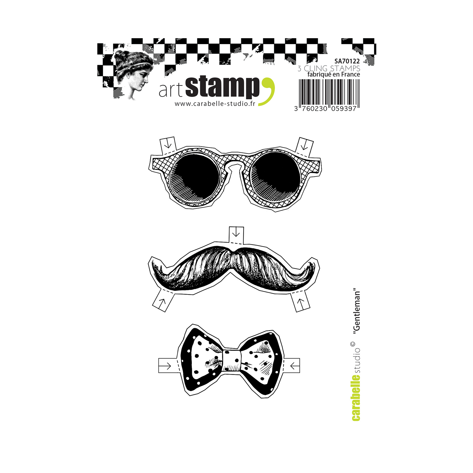 Carabelle Studio • Stamp A7 Gentleman
