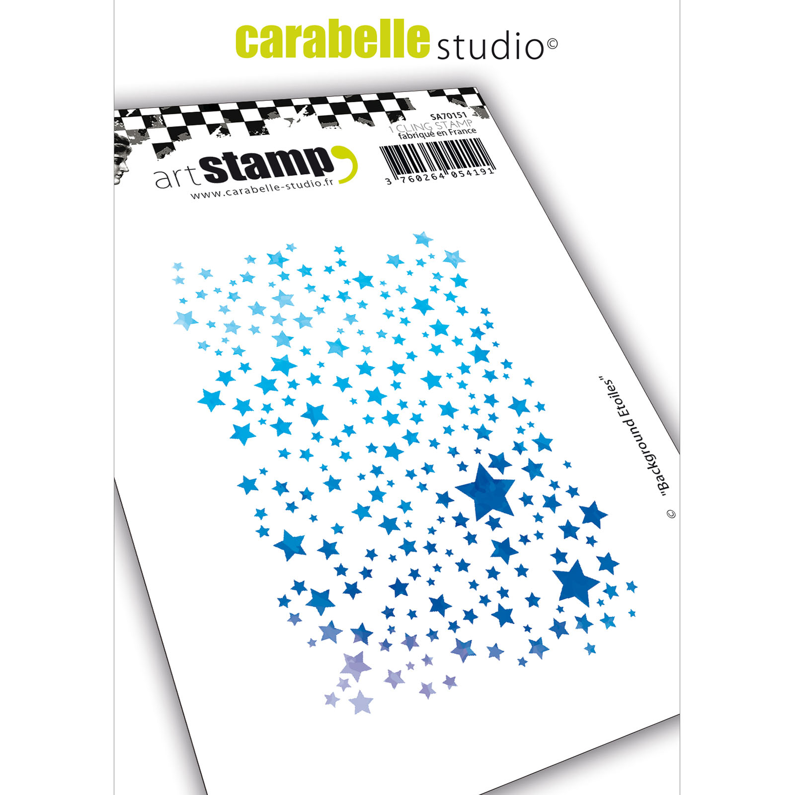 Carabelle Studio • Stamp A7 background etoiles