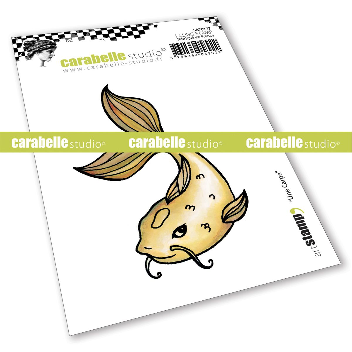 Carabelle Studio • Cling stempel A7 Une Carpe