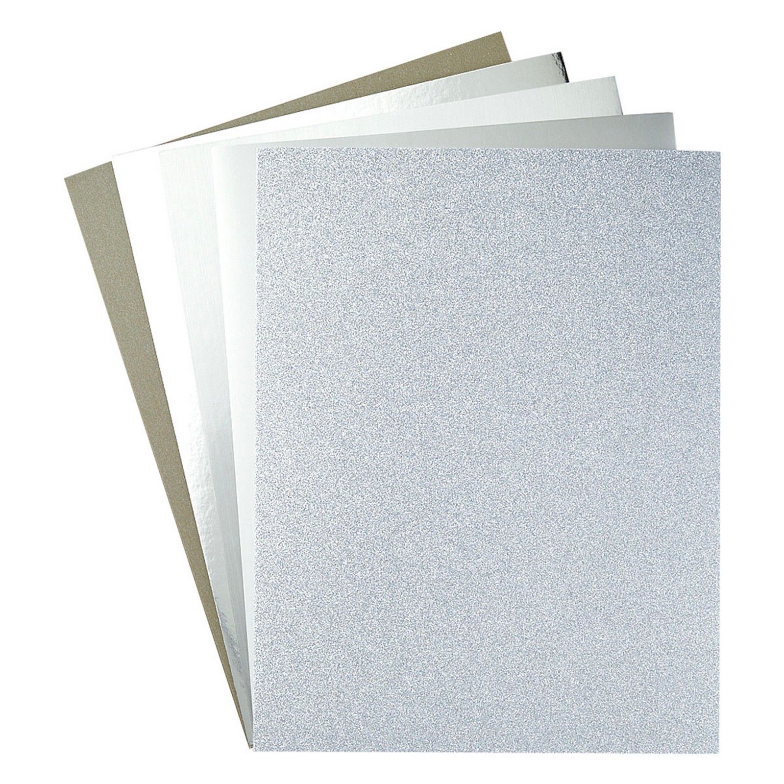Spellbinders • Treasured Specialty Cardstock Silver Assortment 8 1/2" x 11" 15pcs