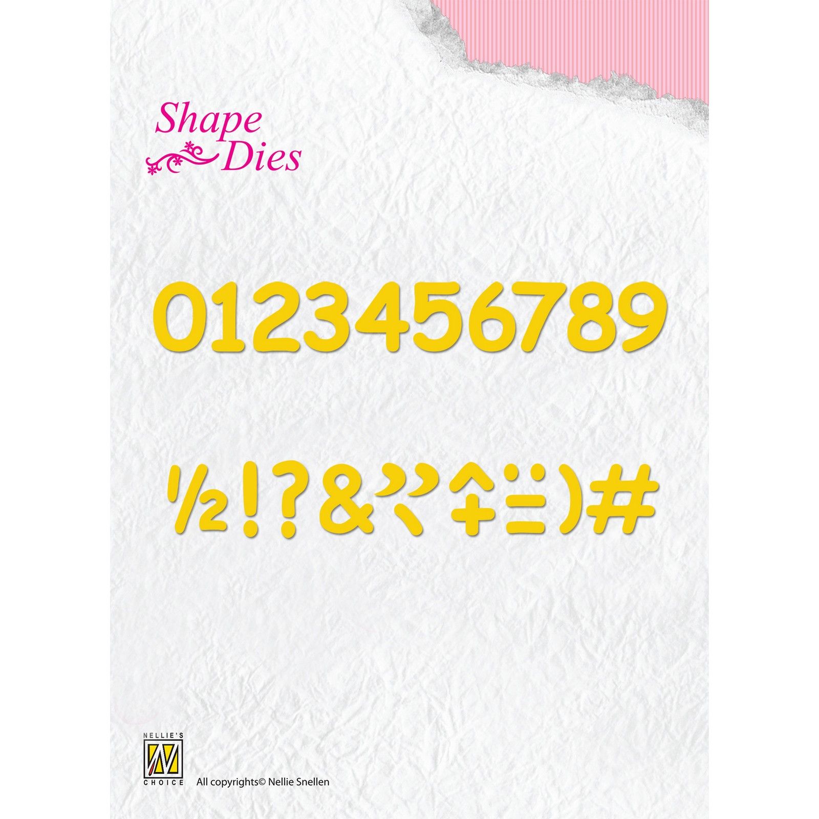 Nellie's Choice • Shape Dies Numbers & Punctuation Marks