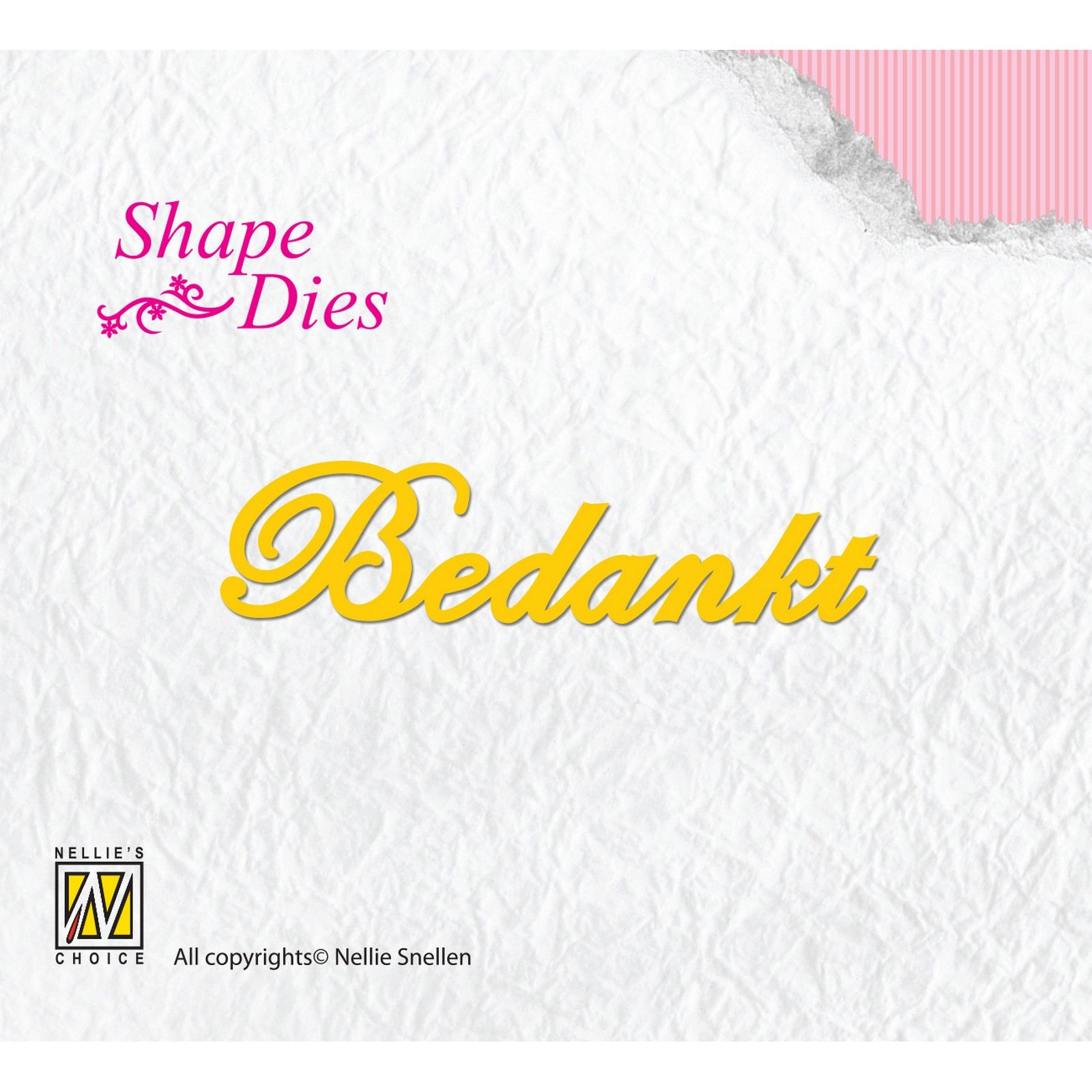 Nellie's Choice • Shape Die Bedankt