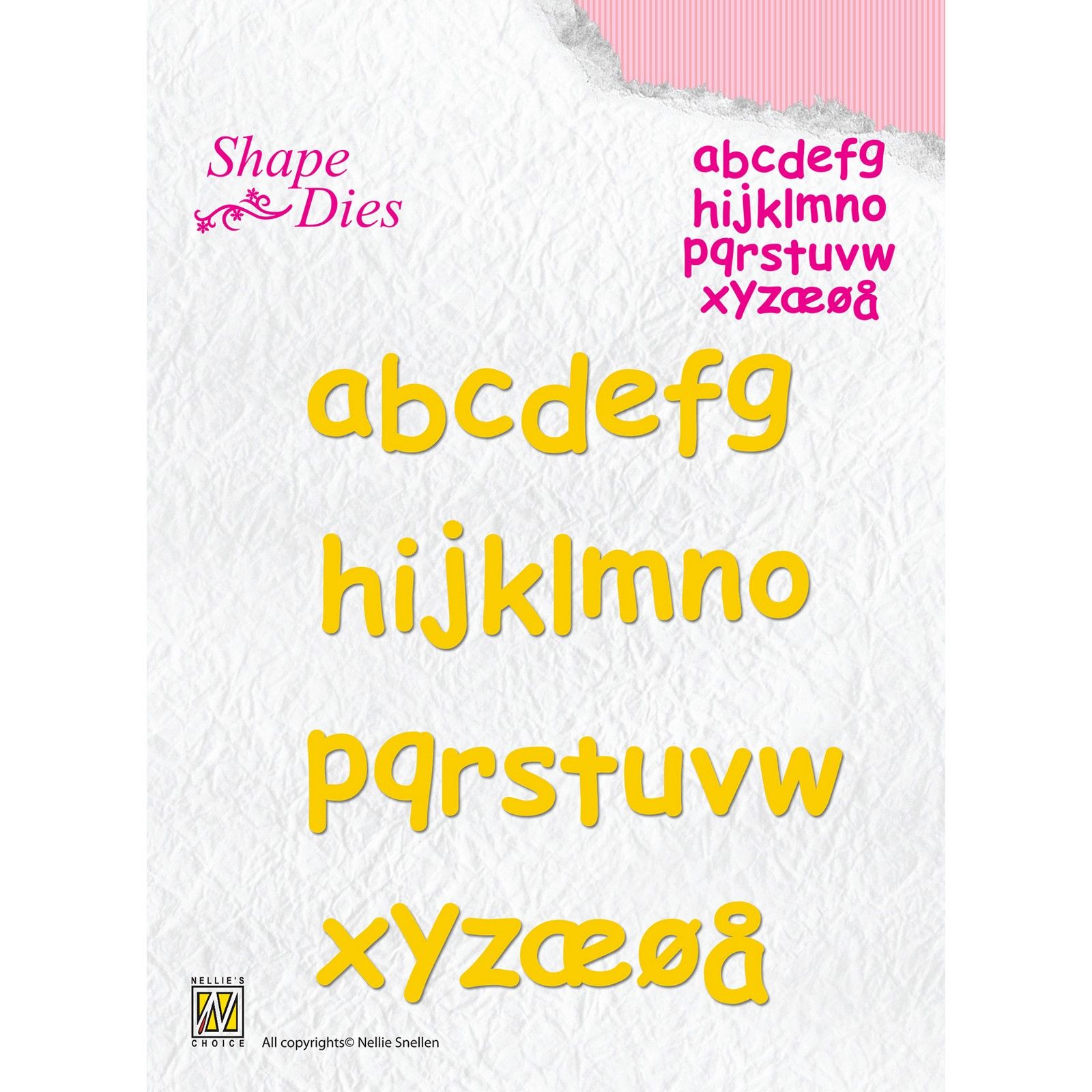 Nellie's Choice • Shape Dies Lettres 29pcs