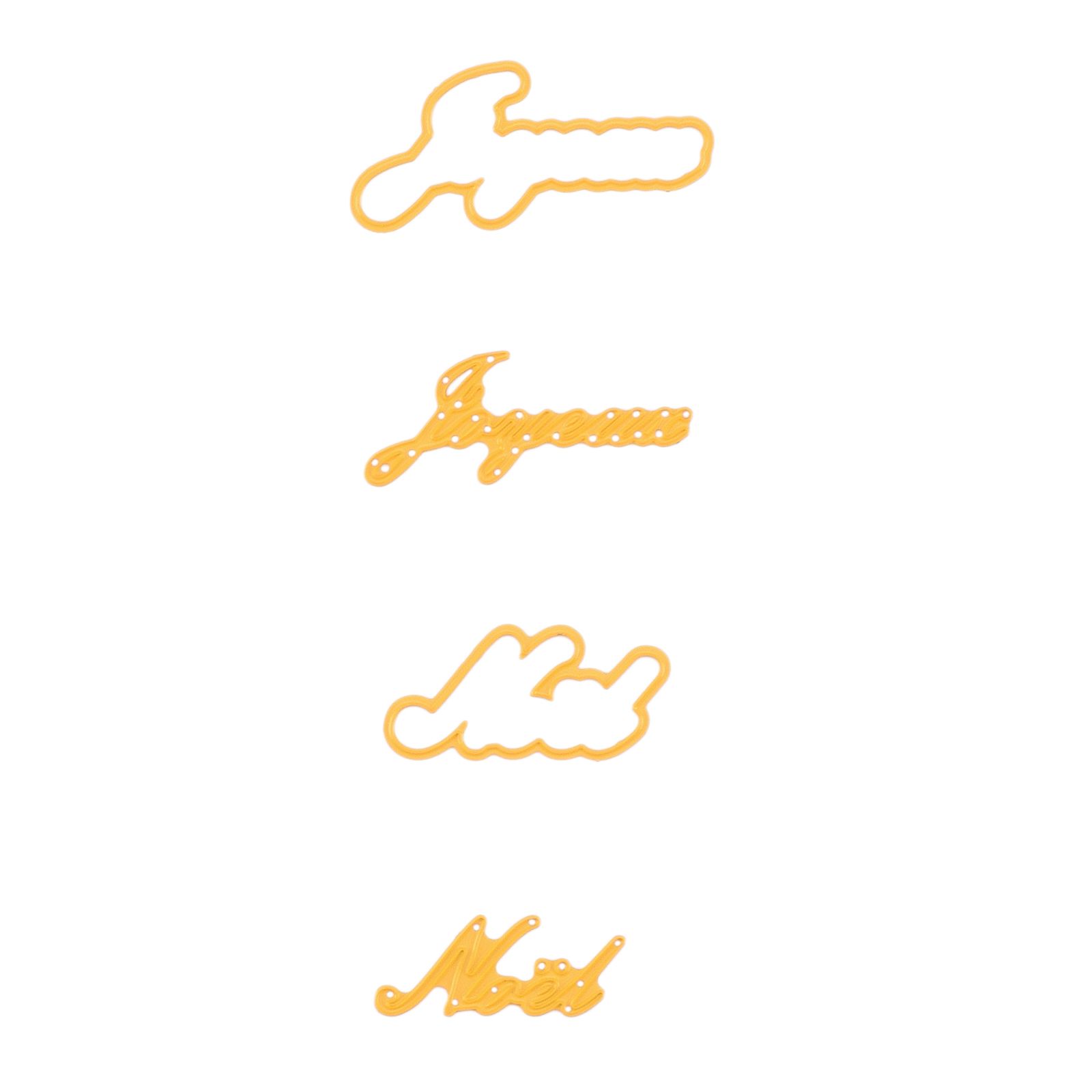 Nellie's Choice • Shape Die Texte Joyeux Noël 2pcs