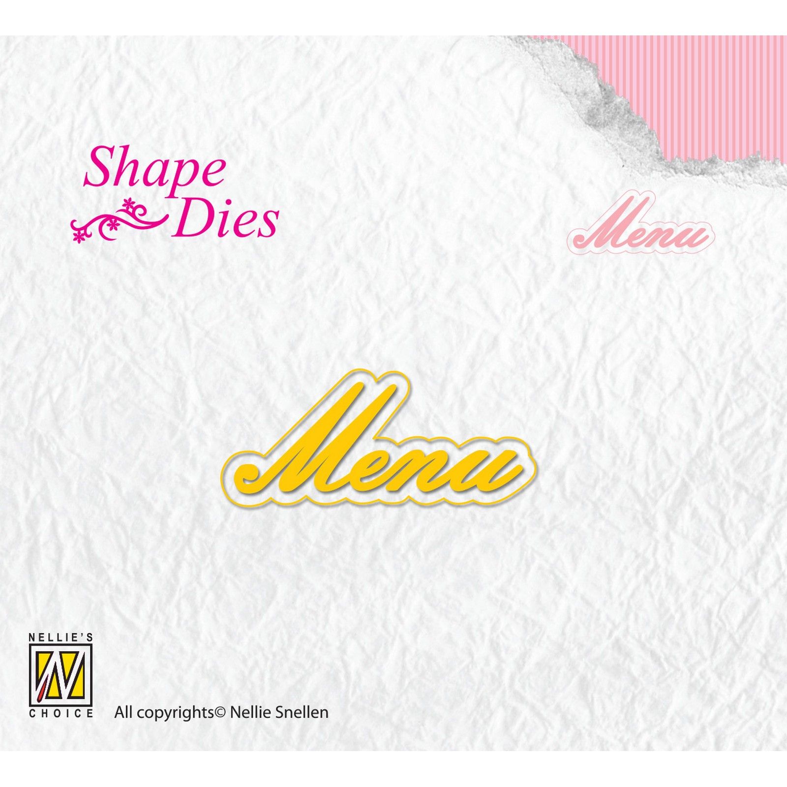 Nellie's Choice • Shape Die Menu