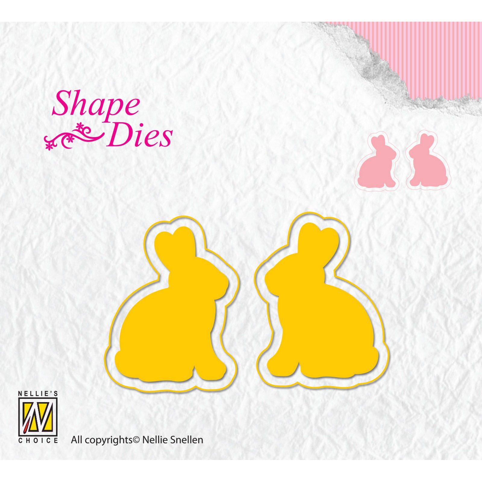 Nellie's Choice • Shape Dies Bunnies 2pcs