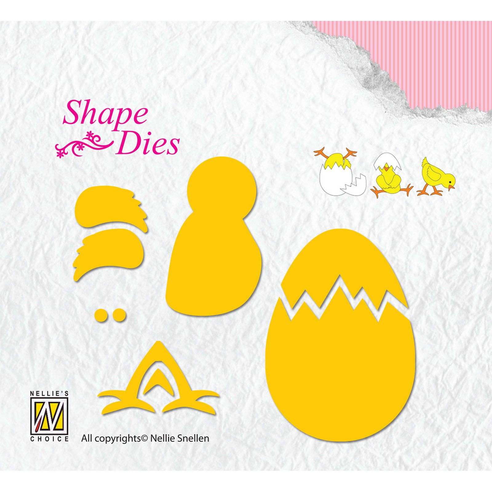 Nellie's Choice • Shape Dies Chicken and Egg 9pcs