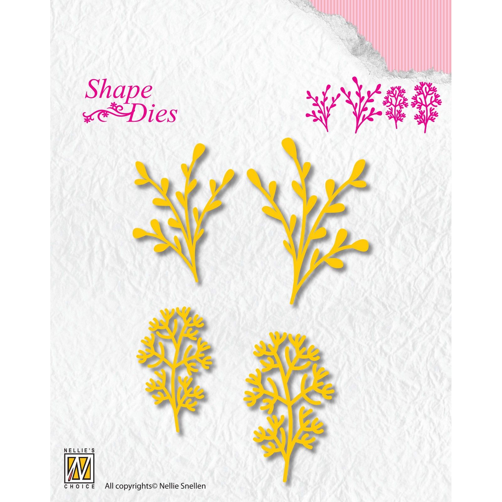 Nellie's Choice • Shape Dies Foglie 4pz