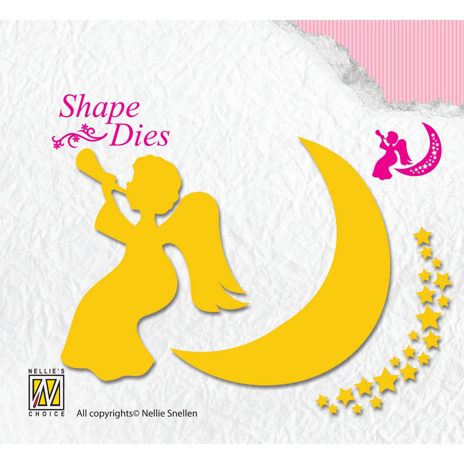 Nellie's Choice • Shape Dies Continue Angel, Stars & Moon