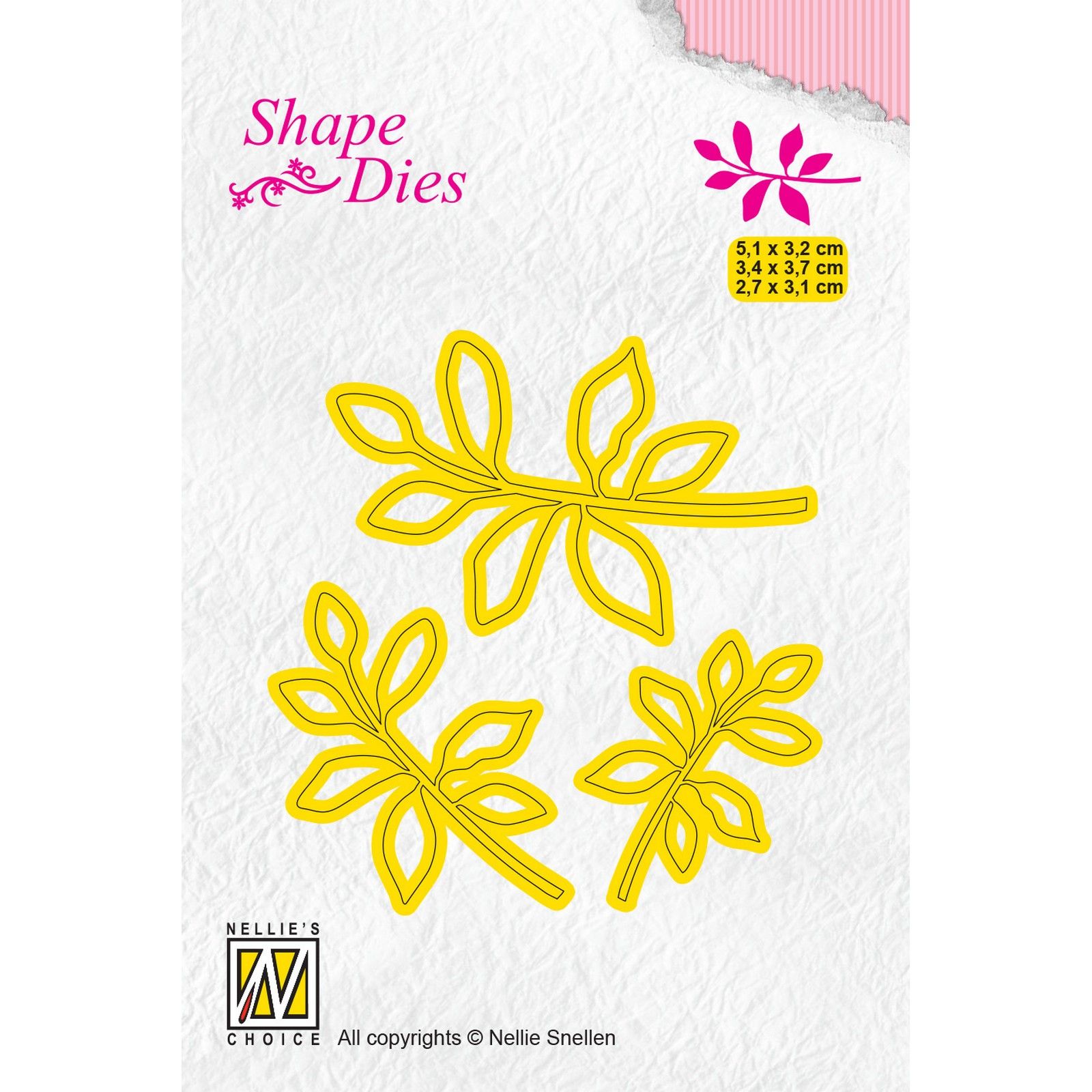 Nellie's Choice • Shape Dies Foglie Estate 3pz