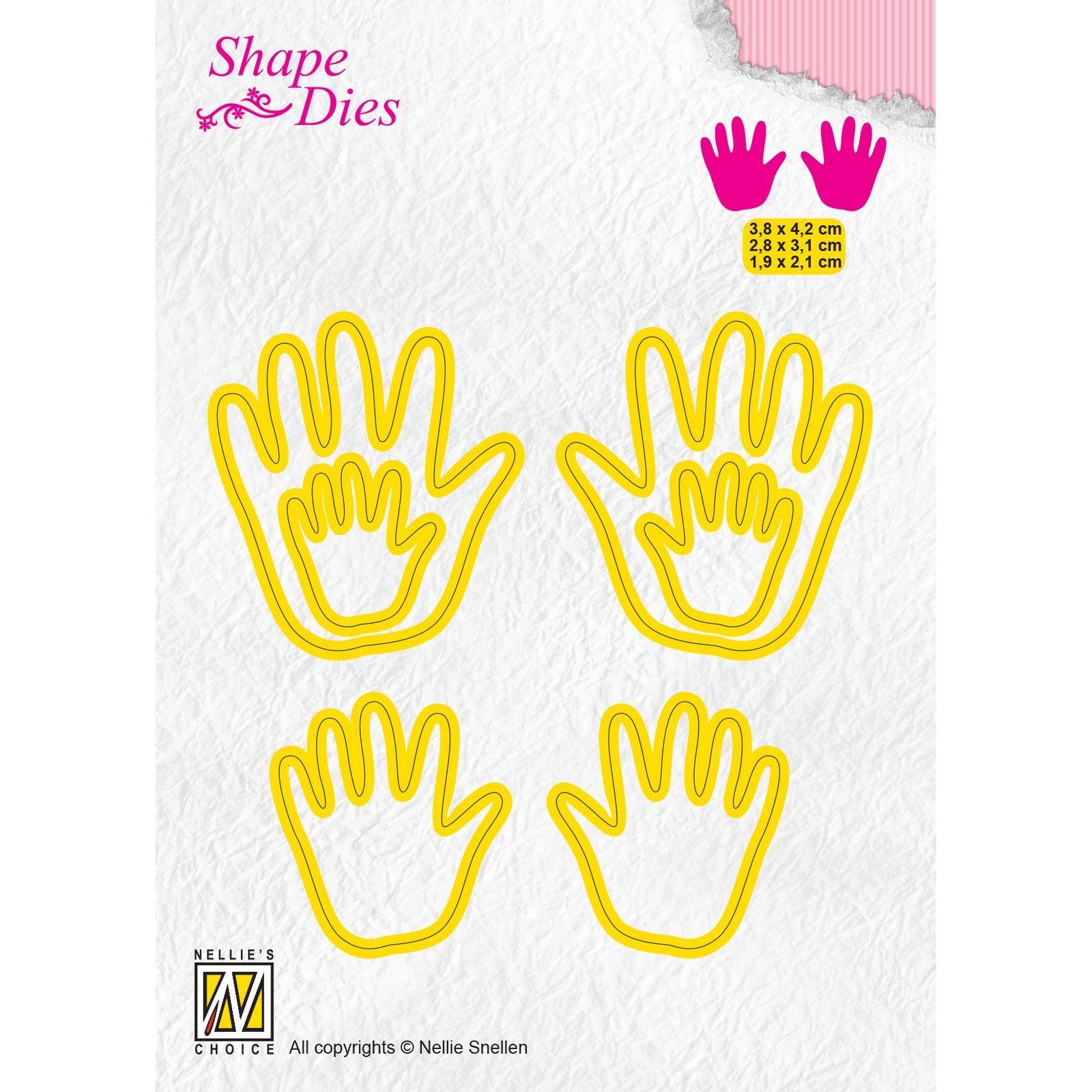 Nellie's Choice • Shape Dies Baby Hands 3pcs